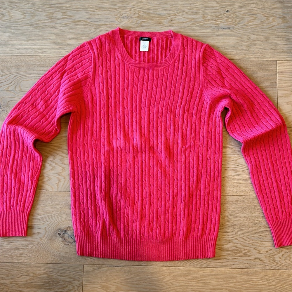 J. Crew Coral Sweater